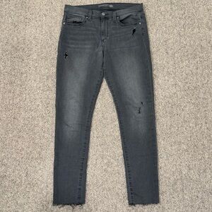 Joe’s Jeans. Gray Distressed Skinny Jeans. Sz 29.